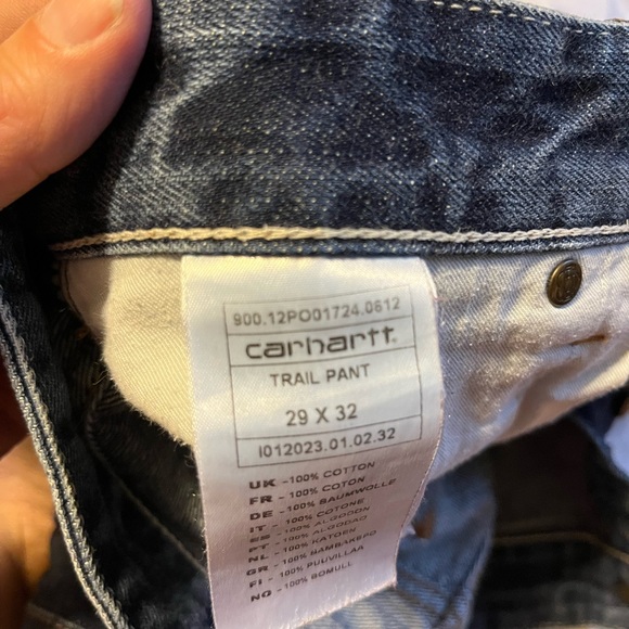 Carhartt selvedge denim size 29x32 - Picture 8 of 8